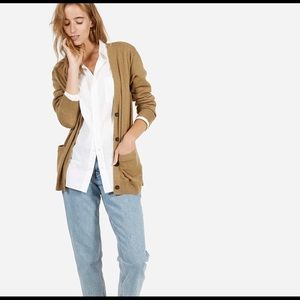 Everlane Cashmere Cardigan Camel  sz M